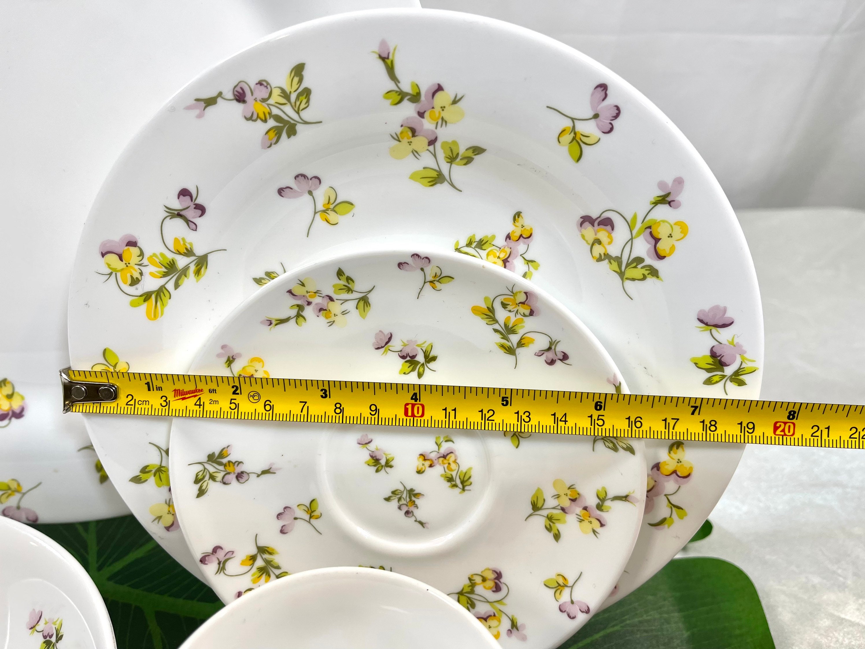 Martha Stewart Floral Dinnerware, Vintage 5-piece Place Setting (X