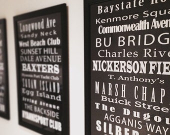 Landmark Print Boston University (BU) (Boston, hogescholen, universiteiten, enz.)