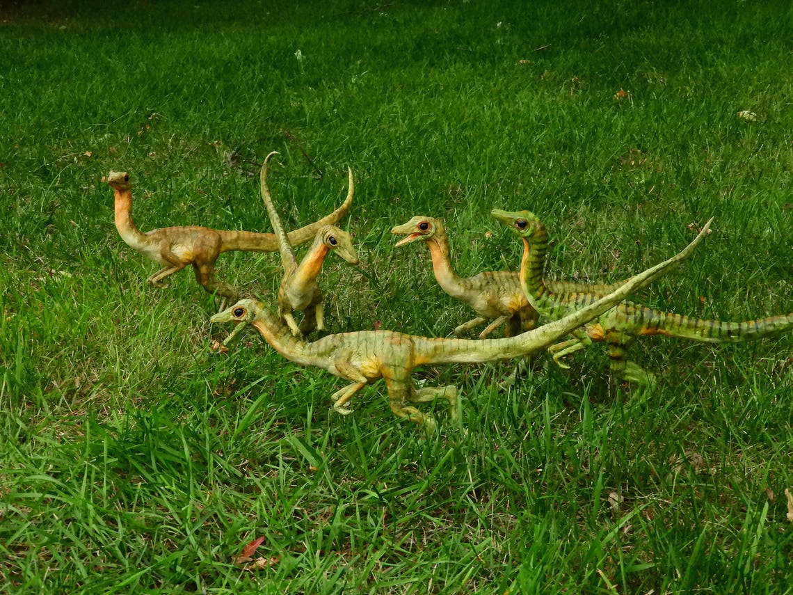 Compy LifeSize Outdoor Replica Dinosaur Model Etsy