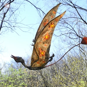 Rhamphorhynchus Female &quot;Swooping&quot; Replica Pterodactyl Model Custom