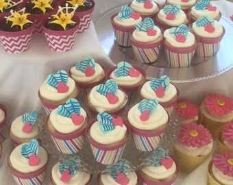 Chevrons, Stripes and Dots Cupcake Wrappers