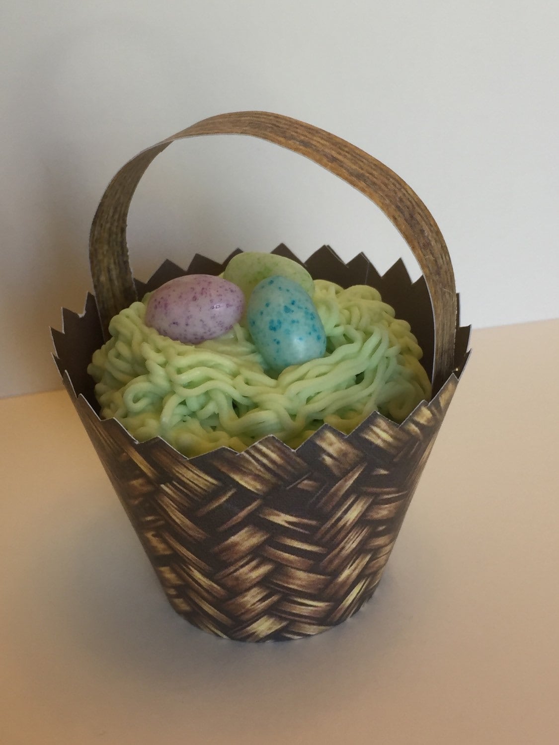 Rustic Basket Cupcake Wrappers
