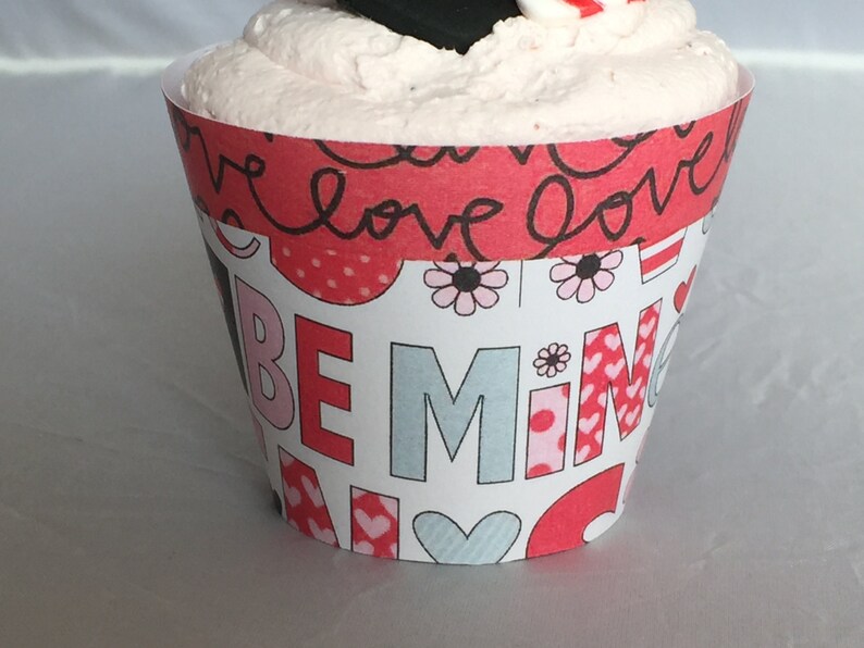 Be Mine Valentine's Day Cupcake Wrappers image 2