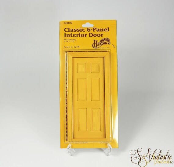 Nib Vintage 1 12 Dollhouse Panel Door Houseworks 6007 Blank Etsy