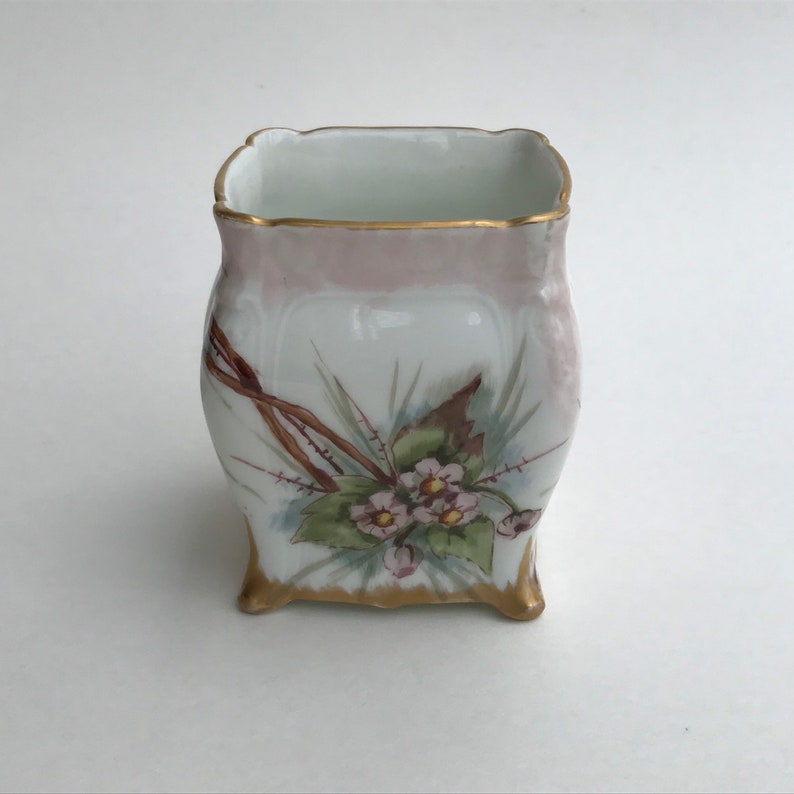 Small Porcelain Flower Vase, CFH/GDM FRANCE, Charles Field Haviland