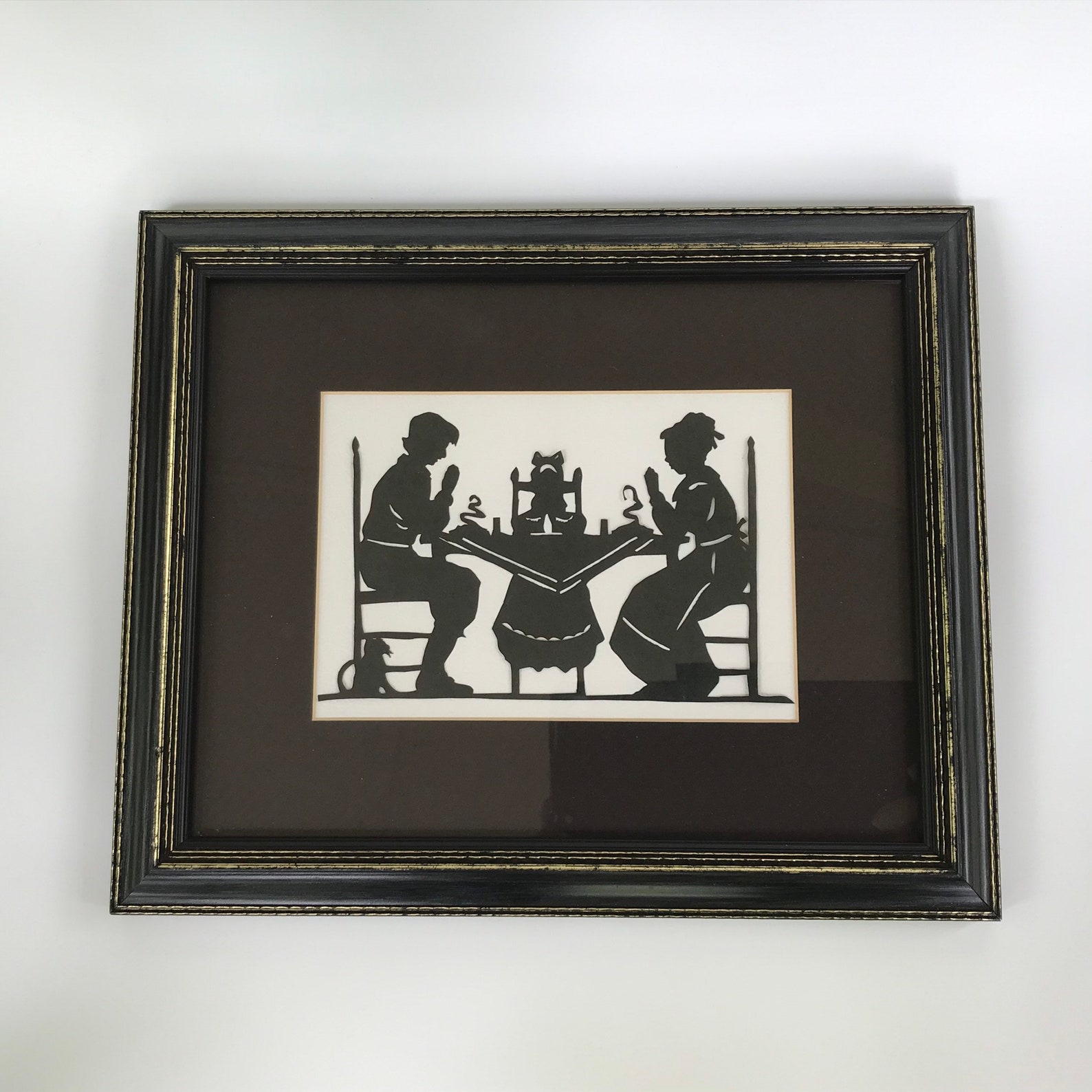 Scherenschnitte Swiss Papercut German Scissor Art Family Etsy