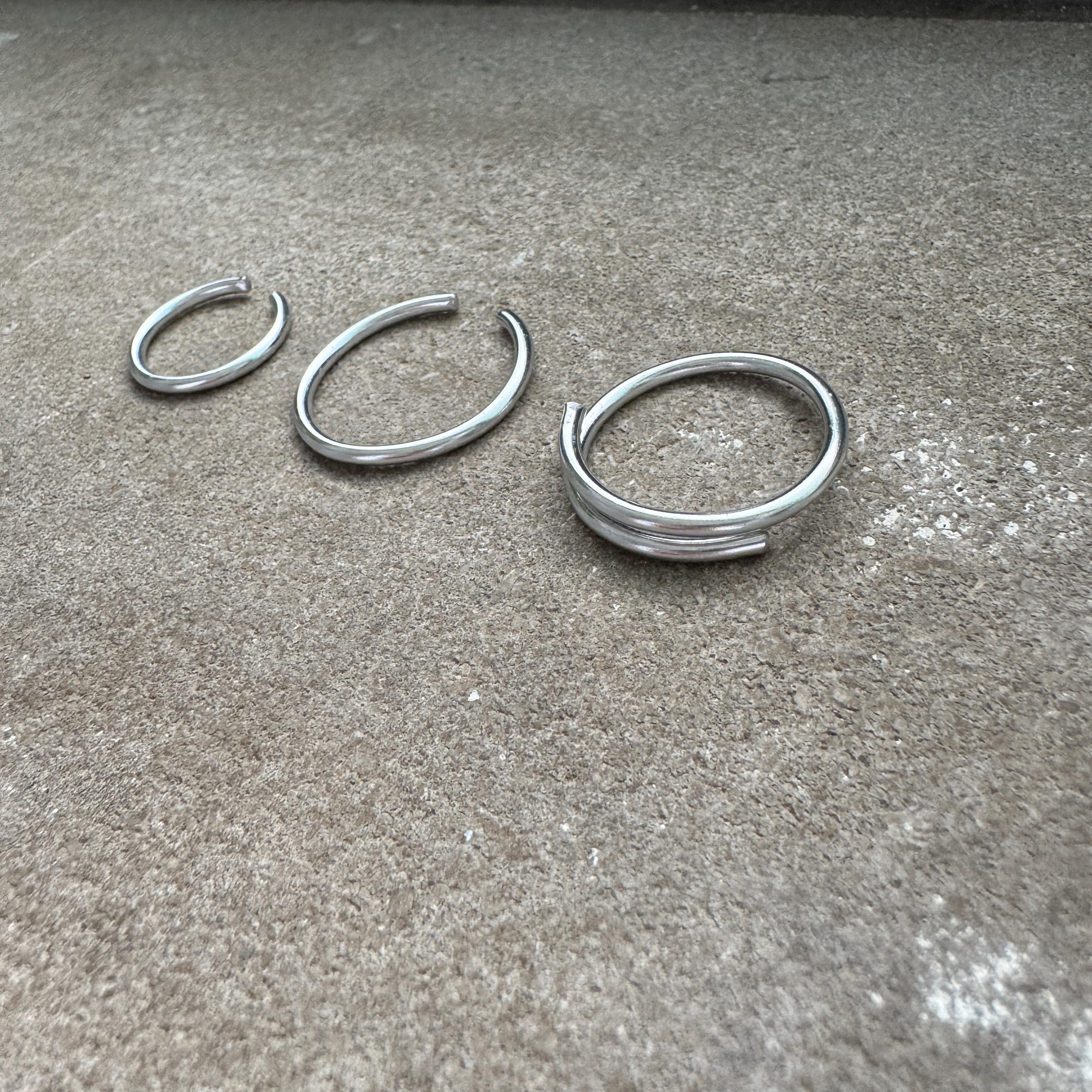 Produktbild von Sterling Silber Großer Zehenring, D-förmiger Hallux-Ring Für Fußdaumen, Bequeme Freie Größe Indische Zehenringe, Sommerfußzubehör