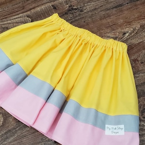 Kids Back to school skirt ONLY.  Preschool skirt, first day of school skirt/ graduation outfit
