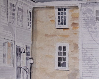 THE CORNER ROOM,old stone house,childhood home,old farm house,house scene,picturesque farm house,quaint old house