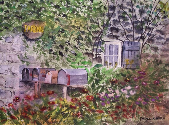 original watercolor paintingsscenic painting