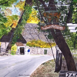 inn at phillips mill,iconic inn,iconic pig sign,copper pig sign, pig sign,bucks county,scenic pig,romantic inn,phillips mill art community