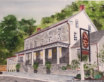 golden pheasant inn,old stone inn,romantic inn,picturesque inn,bucks county inn,roadside inn,rural scene setting