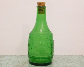 Vintage Wheaton Green Glass Jamaikan Bitters Flasche - Bitters Flasche - Weizenon Flaschen - Vintage Flaschen - Vintage Dekor