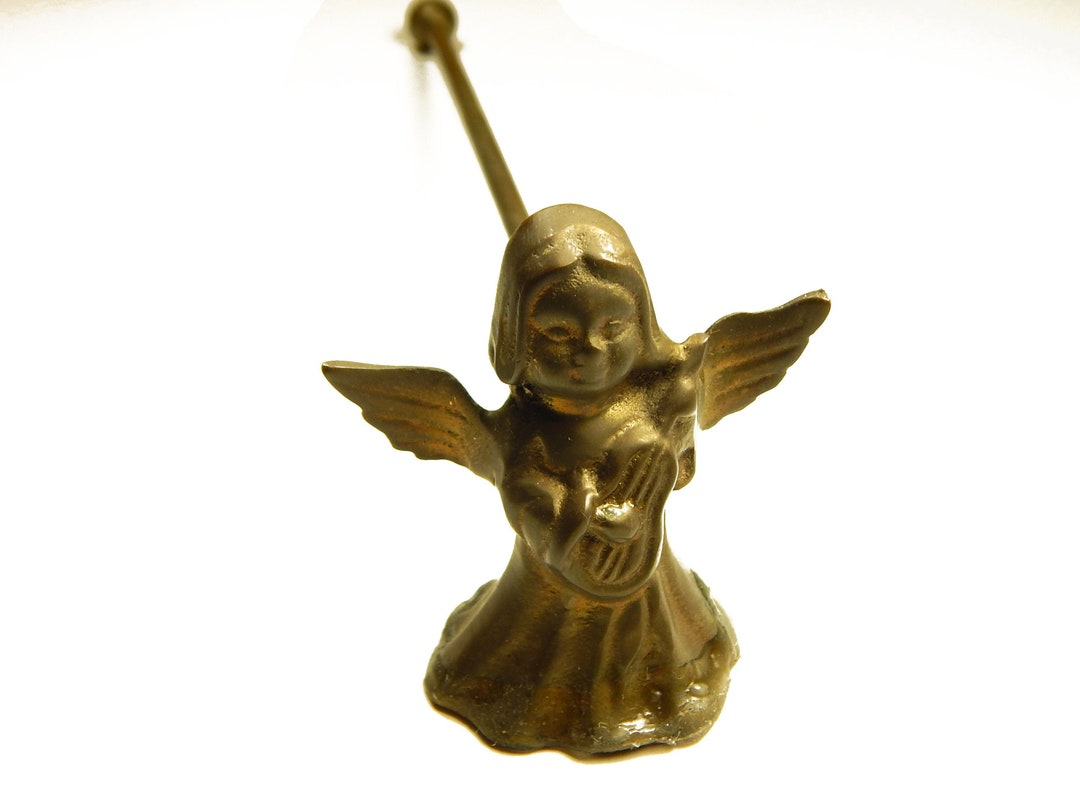 Vintage Brass Angel Candle Snuffer Candle Extinguisher Etsy