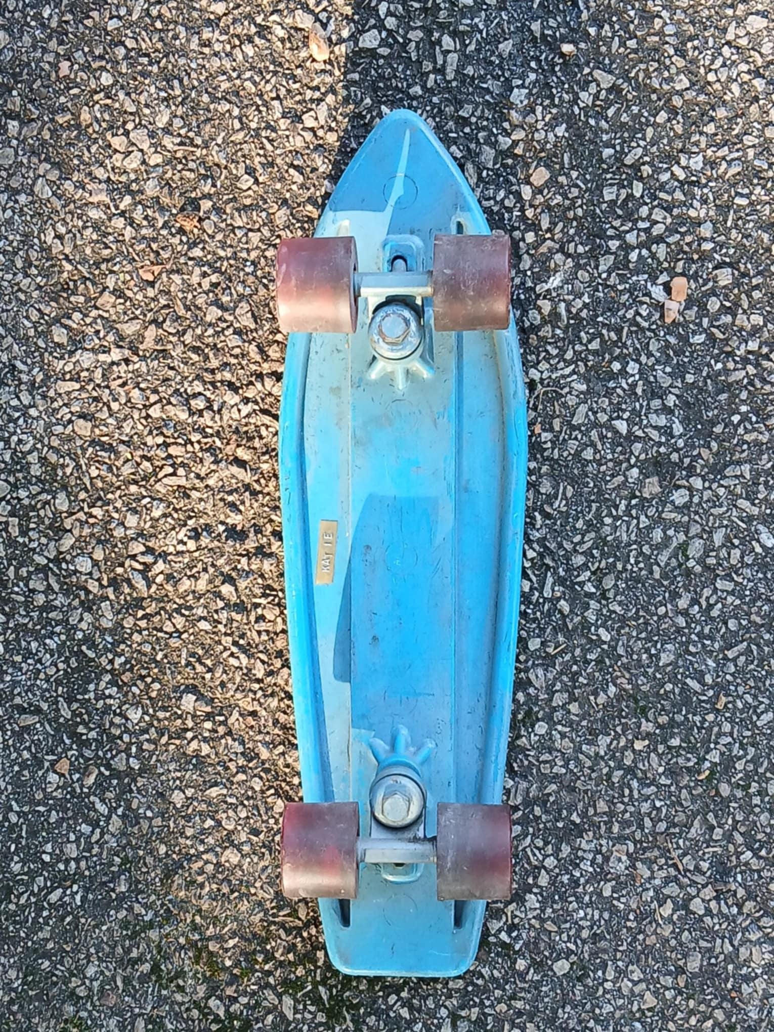 ビンテージスケートボード Vintage X-19 Skateboard - Blue - Vintage Skateboards - Retro
