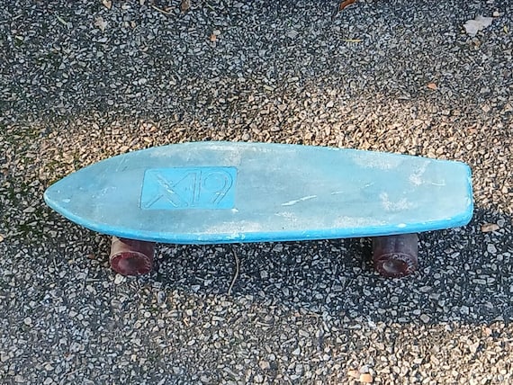 ビンテージスケートボード Vintage X-19 Skateboard - Blue - Vintage Skateboards - Retro