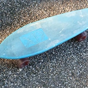 Vintage X-19 Skateboard - Blue - Vintage Skateboards - Retro Skateboards