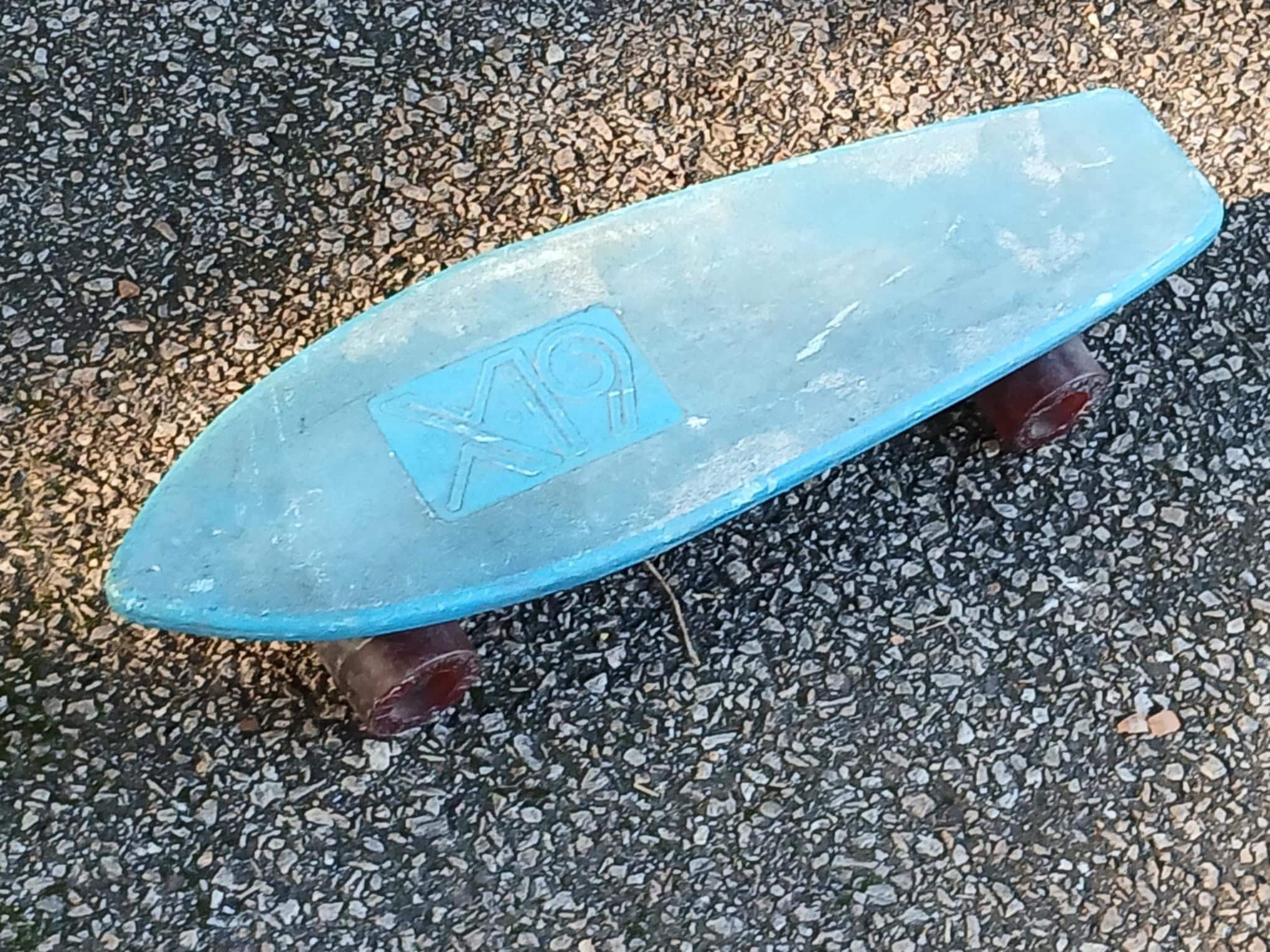 Vintage X-19 Skateboard - Blue - Vintage Skateboards - Retro