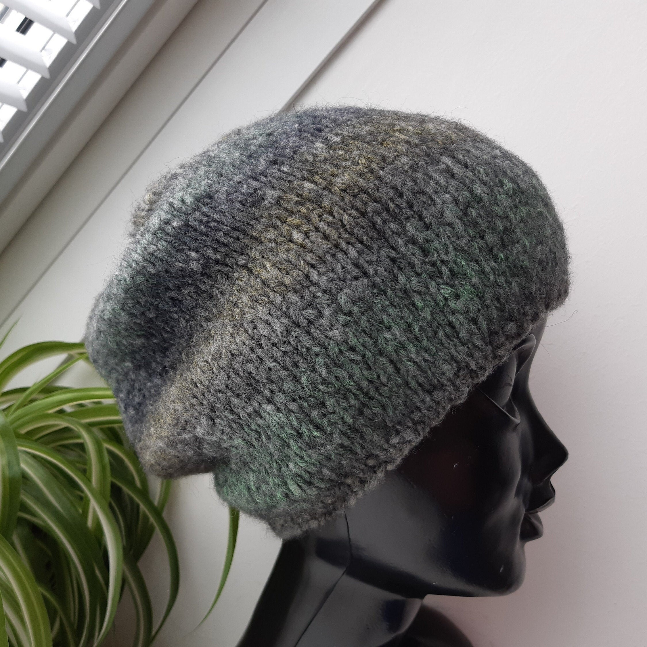 Green Wool Beanie Hats Knit Hat Beanies 
