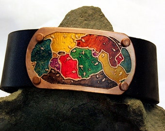 Plate Tectonics Bracelet