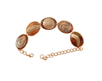 Ediacaran Biota geëtste koperen schakelarmband