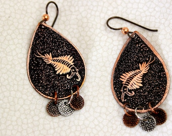 Anomalocaris Burgess Shale  Earrings