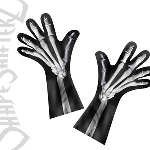 Skeleton Costume Gloves