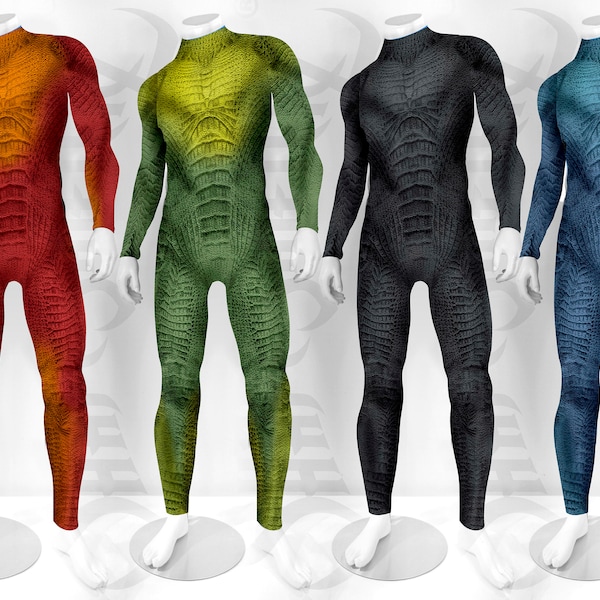 Male Species Bodysuit-Alien, Lizard, Reptile Costume