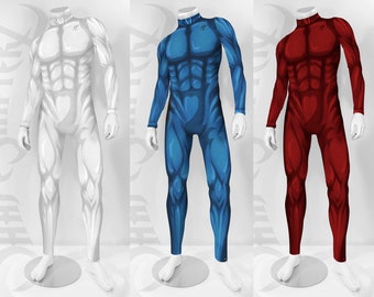 SuperSuit/SuperHero Comic Costume base for Sports, Halloween, Aerialist, Circus Performers and Cosplay (Men's)