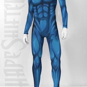 SuperSuit/SuperHero Comic Costume base for Sports, Halloween, Aerialist, Circus Performers and Cosplay (Men&#39;s)