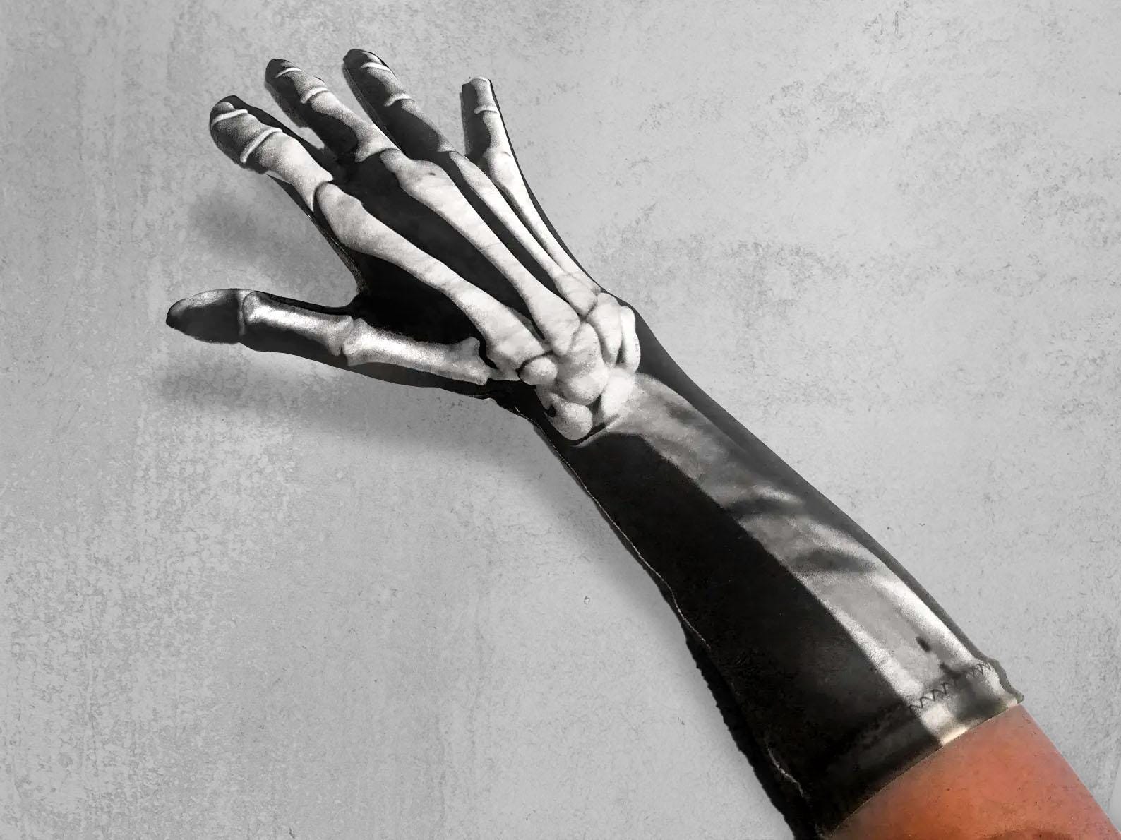 Skeleton Gloves - Etsy