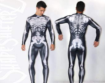 Men's Skeleton Bodysuit Costumes!
