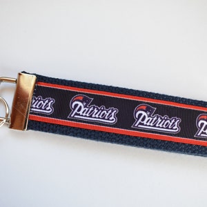 New England Patriots Wristlet Keychain