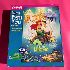 The Little Mermaid Movie Poster puzzle Sealed- Banned cover