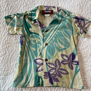 Vintage Pumehana kids Hawaiian shirt