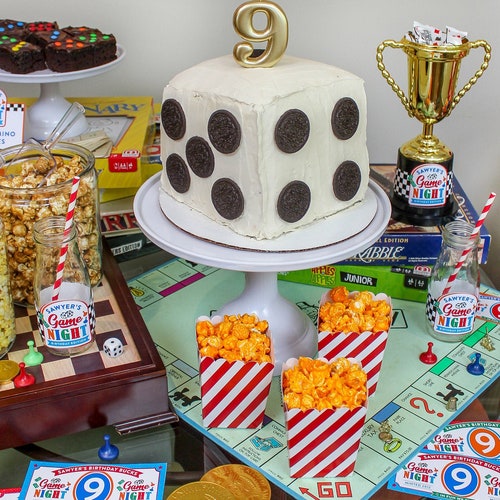 Family Game Night PRINTABLE Party Decorations Board Games Etsy Australia