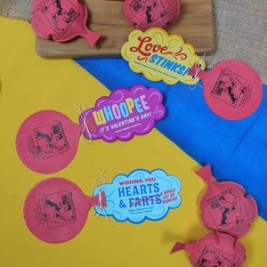 Whoopee Cushion Kids Valentine printable - Kids Valentines, school valentine, classroom valentine, Just Add Confetti - INSTANT DOWNLOAD