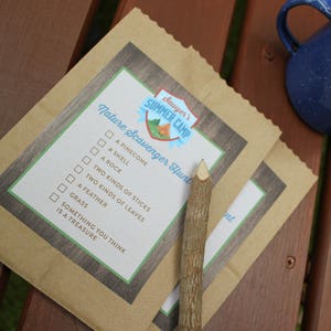Summer Camp Birthday Party activity and game signs, scavenger hunt, camp itinerary - camp party, camping, s&#39;mores, glamping, printables