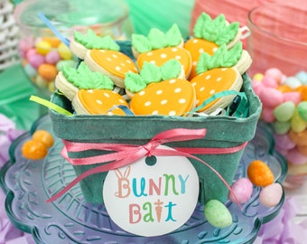 Bunny Bait gift tag - Easter gift tag for cookies or treats - printable gift tag, Easter tag, Easter gift, Easter treat, Easter cookies