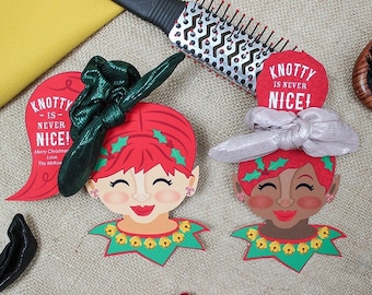 Hair scrunchie Christmas gift printable, Elf printables, Kids Christmas gift, hair tie gift, Just Add Confetti - INSTANT DOWNLOAD