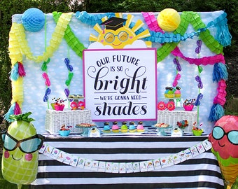 Our Future Is So Bright We&#39;re Gonna Brauch Shades - INSTANT DOWNLOAD - Printable Pack zur Abschlussfeier - Vorschulabschluss, Kindergarten