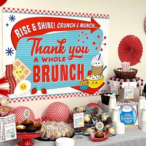 Teacher Appreciation Breakfast Printable Pack Thanks a Whole - Etsy