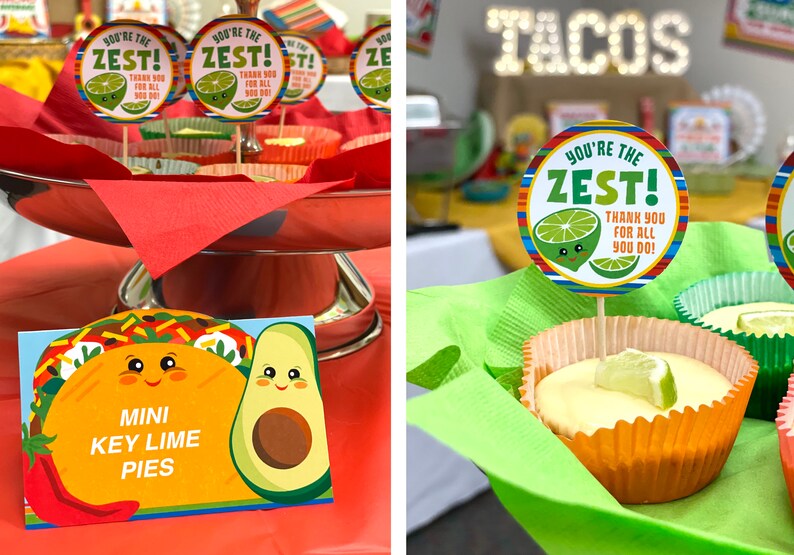 Teacher Appreciation Taco Fiesta Printable Pack Taco Teacher Etsy