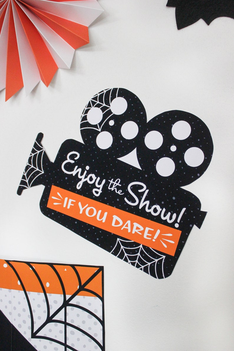 Halloween Movie Night Printables Thrills & Chills Movie - Etsy