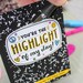Highlighter Valentine Printable, Kids Valentine, Tween Valentine ...