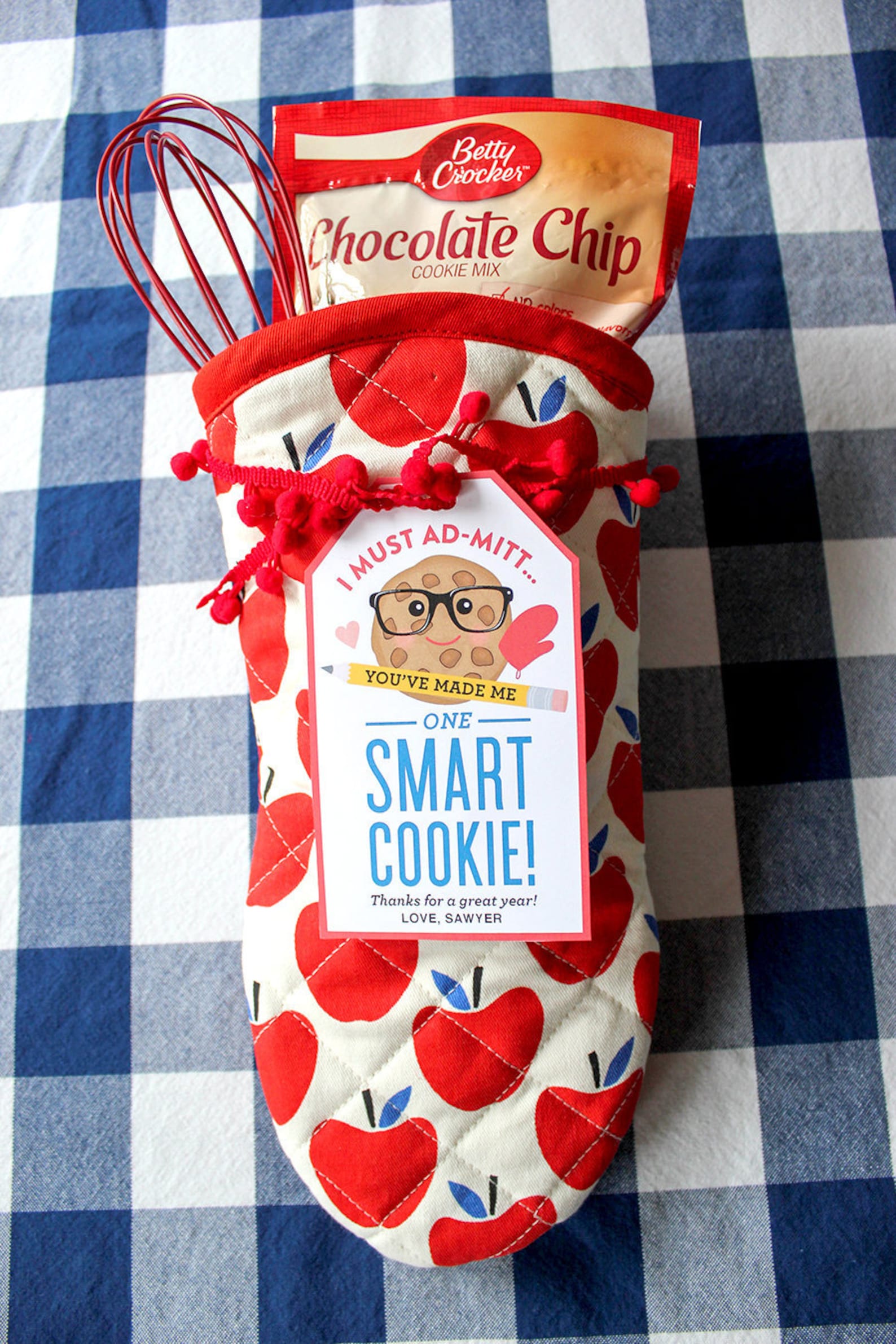 Smart Cookie Teacher Appreciation Gift Tag Printable Teacher - Etsy
