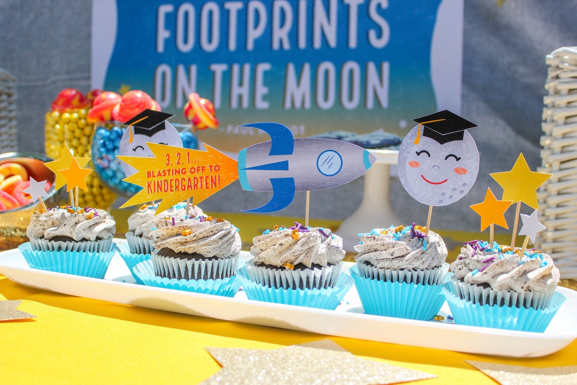 Outer Space Graduation Party Printable Pack INSTANT DOWNLOAD Etsy