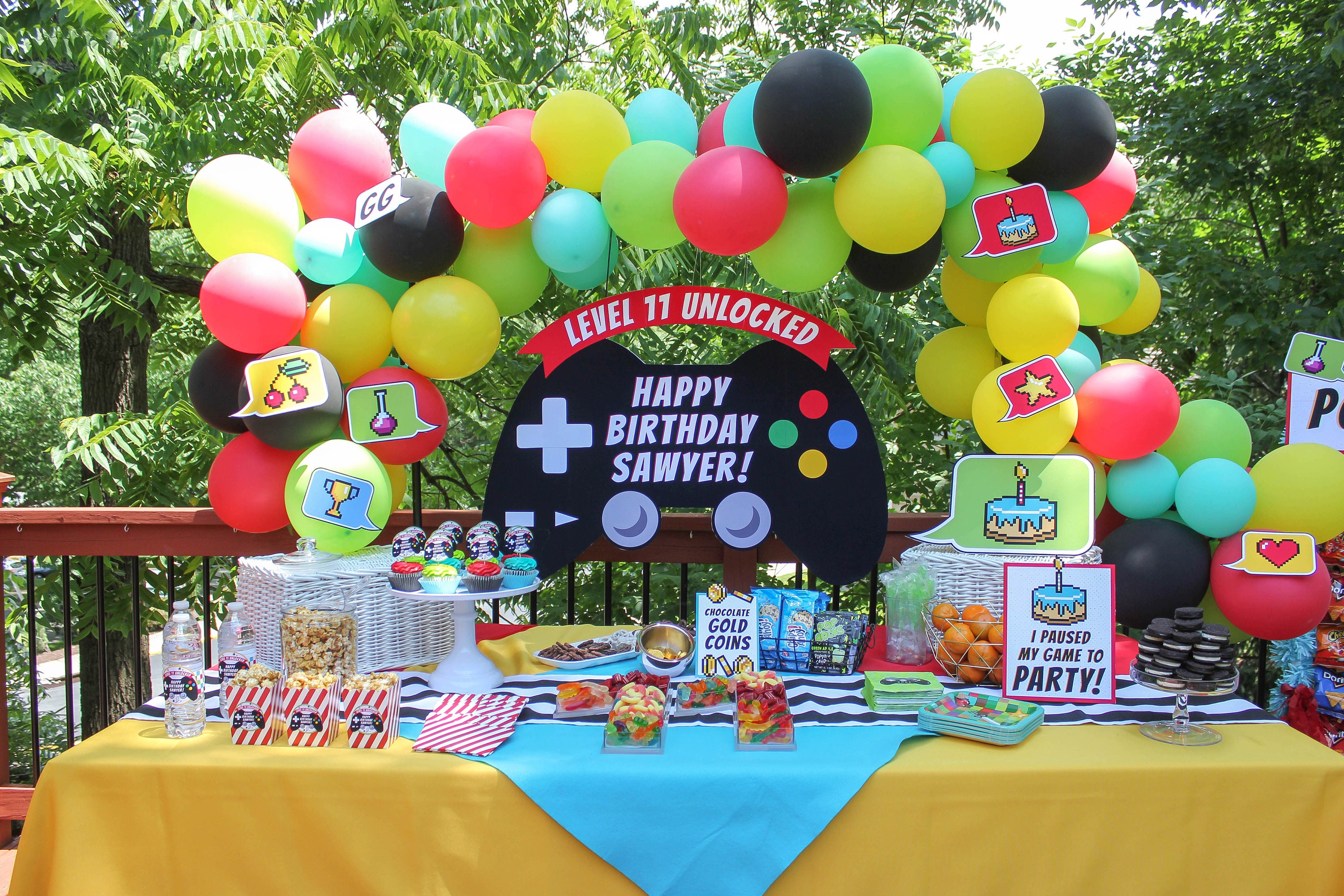 gamer-birthday-party-decor-printable-pack-video-game-birthday-party