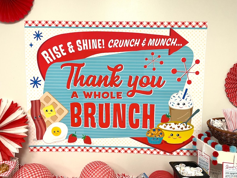 Teacher Appreciation Breakfast Printable Pack Thanks a Whole - Etsy