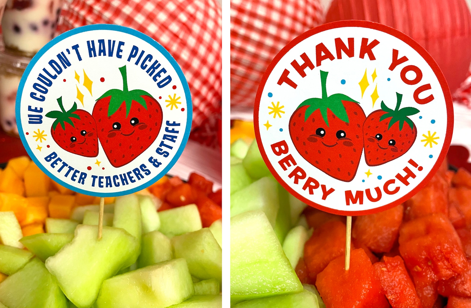 Teacher Appreciation Breakfast Printable Pack Thanks a Whole - Etsy
